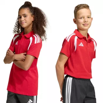 Dětské polo tričko adidas Tiro 26 League Polo červené KF3408 140 cm