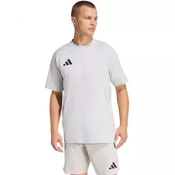 Tričko adidas Tiro 26 Travel Tee pánské světle šedé KD1120 XL