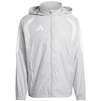 Bunda adidas Tiro 26 League Windbreaker dětská šedá KT2426 140cm