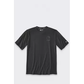 Tričko s krátkým rukávem Sun Defender Lightweight Logo černé