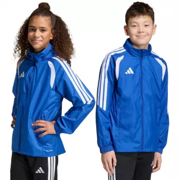 Dětská větrovka adidas Tiro 26 League Windbreaker JY9723 modrá 164 cm