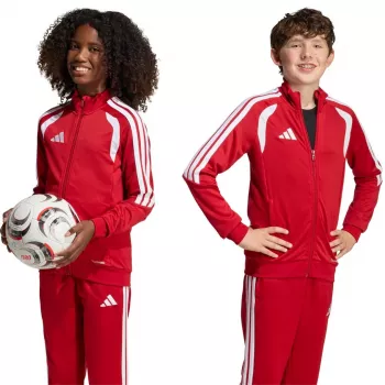 Dětská mikina adidas Tiro 26 League Training, červená, JY7200, 116 cm