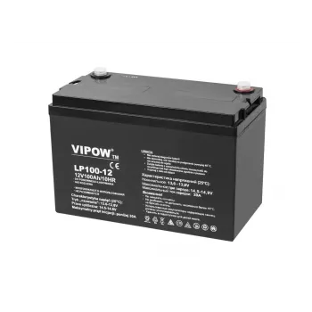 VIPOW gelová baterie 12V 100Ah