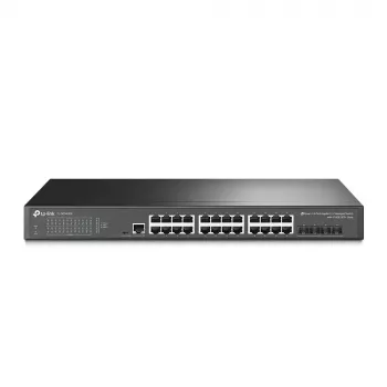 TP-Link JetStream TL-SG3428X síťový switch Managed L2+/L3 Gigabit Ethernet (10/100/1000) 1U černý