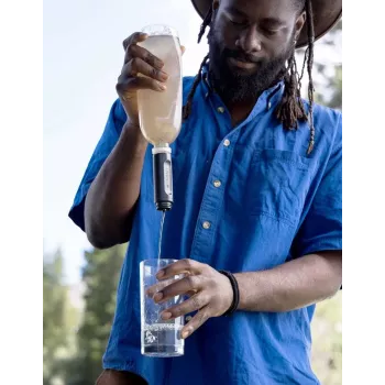 Membránový mikrofiltrační filtr LIFESTRAW Peak series černý