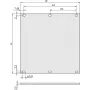 SCHROFF 4U 42HP hliníkový čelní panel, eloxovaný/chromátovaný, 19 inch rack montáž 30847463