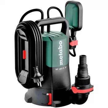 Kombinované ponorné/tlakové čerpadlo Metabo KP 160-35 SF 500 W, 16000 l/h, 7,5 m, částice 35 mm, 10 m kabel, černá/zelená 601792000