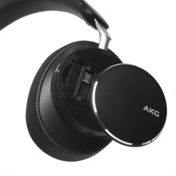Bezdrátová sluchátka přes uši AKG N9 Hybrid s adaptivním ANC, Bluetooth 5.3, černá