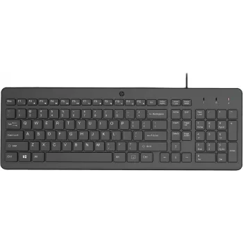 Drátová klávesnice HP 150 turecká Q USB černá 664R5AA#AB8