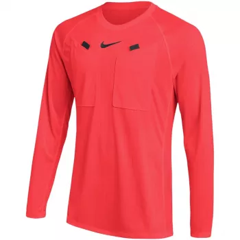 Pánský dlouhý rukáv fotbalový dres Nike Dri-FIT Referee III, korálová, 2XL