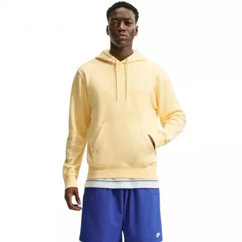 Pánská mikina s kapucí Nike Club Fleece, Opti Yellow, XL