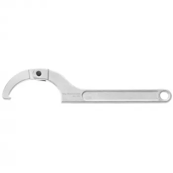 Facom 125A.35 Articulated Hook Wrench 15-35 mm, Satin Chrome, 168 mm