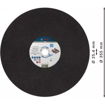 Bosch řezný kotouč pro malé úhlové brusky 355 x 4 x 25,4 mm, 2608601339