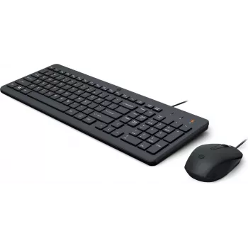 Sada myši a klávesnice HP 150 s kabelem - USB, plná velikost, černá 240J7AA#ABX