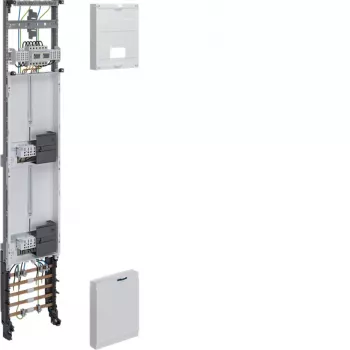 Kompletní pole Hager ZH53W3NT universZ, 1350x250 mm, 3bodové, 2 místa pro elektroměr, 10 mm², s odpojovací funkcí