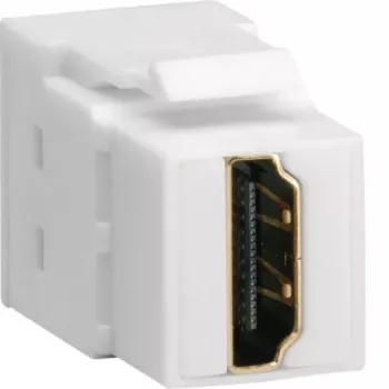 Keystone modul Hager universalVZ20HS HDMI zásuvka na HDMI zásuvku 180° bílý