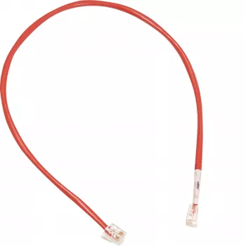 Patch kabel Hager ZZ12LMN200, 2x RJ12, červený, 2m