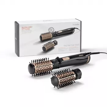 Teplovzdušný kartáč Big Hair Dual Rotating BaByliss, 1000 W, černá/zlatá