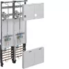 Hager ZK33Q3NT universZ Complete Field 1050x500mm 3-Point 2 Meter Places 10 mm² with Disconnecting Function
