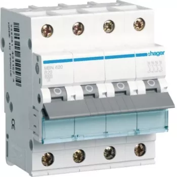 Jistič Hager MBN620 3P+N B-20A 6kA