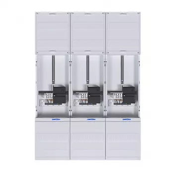 Kompletní pole pro elektroměr HAGER ZL33W4N, 3fázové, 3bodové, 1050 mm, 3 pole