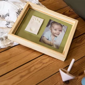 Sada pro otisk dětské ručičky nebo nožičky Baby Art Pure Frame dřevěný rámeček