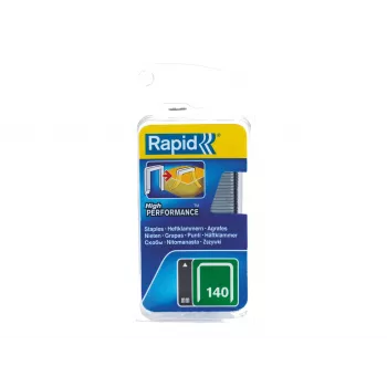 Ploché drátěné sponky RAPID TOOLS typ 140, délka ramene 14 mm, pozinkovaná ocel, 1250 ks, na kartě 40109576