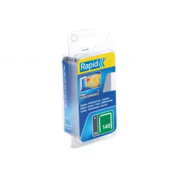 Ploché drátěné sponky RAPID TOOLS typ 140, délka ramene 14 mm, pozinkovaná ocel, 1250 ks, na kartě 40109576