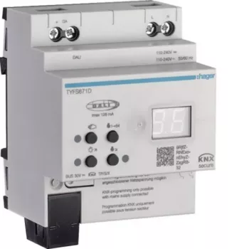 Brána Hager TYFS671D KNX/DALI-2 Secure, 1kanálová