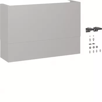 Teleskopický panel pro správu kabelů Hager universZ FZ0800TB, výška 350-680 mm, hloubka 205 mm, bílý
