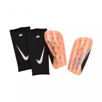 Fotbalové chrániče holení Nike Mercurial Lite oranžové XL