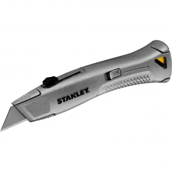 Vysouvací univerzální nůž Stanley FMHT10505-0 FatMax pro těžké práce stříbrno-černý s úložištěm čepelí a 3 čepelemi