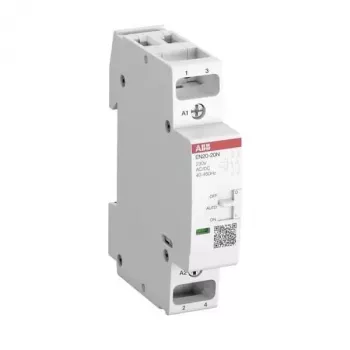 ABB EN20-20N-06 mini stykač, 2 N.O., cívka 24 V AC, 20 A AC-1, 9 A AC-3, DIN lišta 1SBE122111R0620