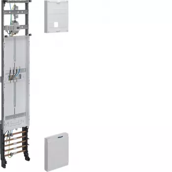 Kompletní elektroměrové pole Hager ZH53Q1NT universZ, 1350x250mm, 3fázové, 1 místo pro elektroměr, 10 mm², s odpojovací funkcí
