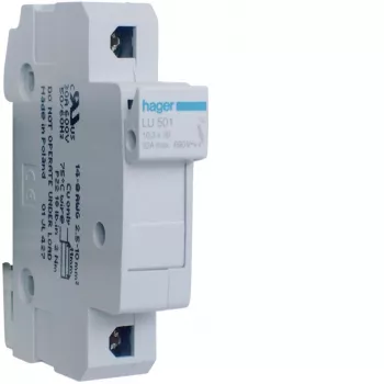 Pojistkový odpojovač Hager LU501 1P 32A 690V UL válcový 10x38mm