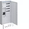 Kompletní rozvaděč elektroměrů Hager ZB325C15LS 1 místo pro elektroměr 5 rozvodných řad APZ pole 1100mm dopravně bílý