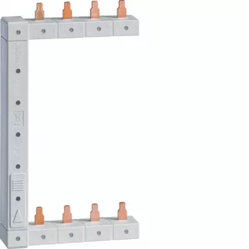 Vertikální fázová sběrnice HAGER KCF663S, 3pólová, 63 A, 400 V, 10 mm², vlevo/vpravo