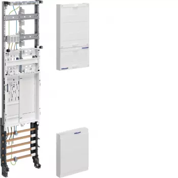 Kompletní elektroměrové pole HAGER ZH3EN27, 1 pozice elektroměru, BKE-I, Universal Z, 1 pole, výška 1050 mm