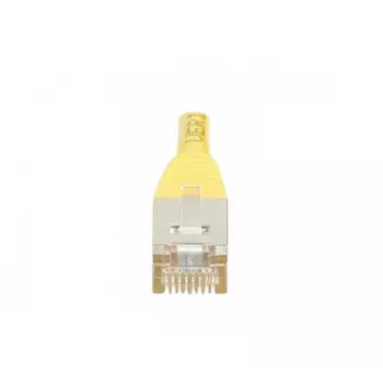 EXERTIS CONNECT Cat.5e F/UTP Patch Cable, Yellow, 0.5 m, Slim Bend Protection 847161