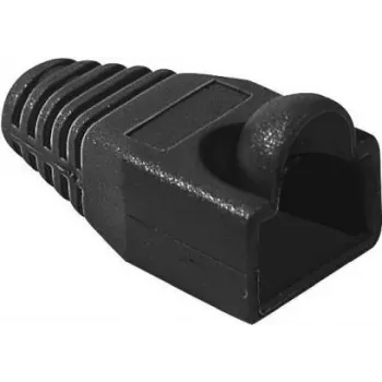 Ochrana proti zlomení RJ45 EXERTIS CONNECT pro kulatý kabel, černá, 10 ks, 253166