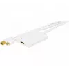 Převodník Mini DisplayPort 1.1 na HDMI EXERTIS CONNECT s USB zvukem, DP samec + USB samec na HDMI samice, černý, 127406