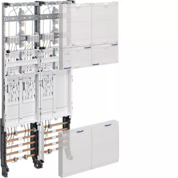 Elektroměrové pole Hager univers Z 3bodové 5řadé 48 TE ZK3EN28