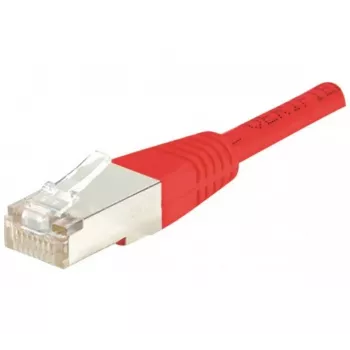 Propojovací kabel EXERTIS CONNECT Cat.5e F/UTP, RJ45, červený, 0,5 m 847163