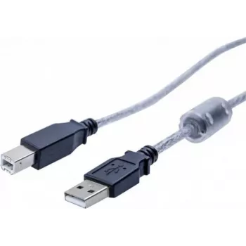 Kabel USB 2.0 EXERTIS CONNECT, konektor USB-A samec na konektor USB-B samec, 2,0 m, černý 532535