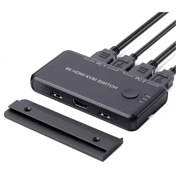 Mini KVM přepínač Exertis Connect, 2 porty, HDMI / USB (060182)