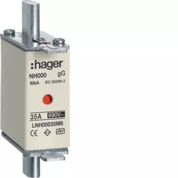NH tavná vložka HAGER LNH00035M6 NH00 gG 690V 35A