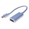 Adaptérový kabel Mini DisplayPort samec na HDMI samice Exertis Connect 15 cm, bílý, pasivní, 1080p, 127437