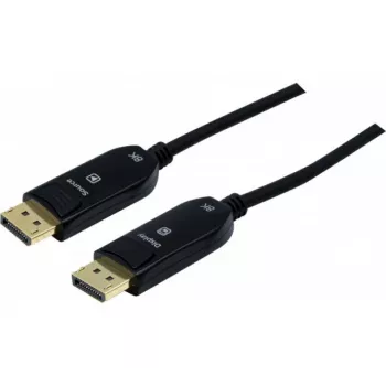 DisplayPort 1.4 hybridní optický kabel, 8K, DisplayPort samec na DisplayPort samec, 50 m Exertis Connect (128069)
