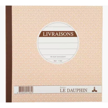 Kniha dodacích listů Le Dauphin, 210 x 210 mm, duplikát (1162D) - 1 kniha