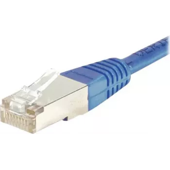 Ethernetový propojovací kabel EXERTIS CONNECT Cat5e F/UTP, RJ45, modrý, 0,7 m 231310